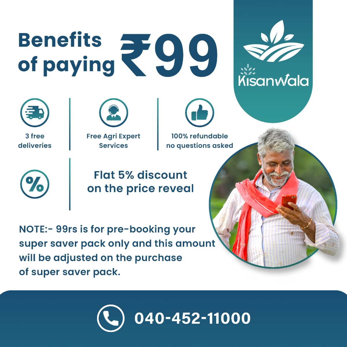 Kisanwala-COTTON SUPER SAVER PACK –1-Crop Protection,Insecticide,Herbicide,Fungicide,Herbicides